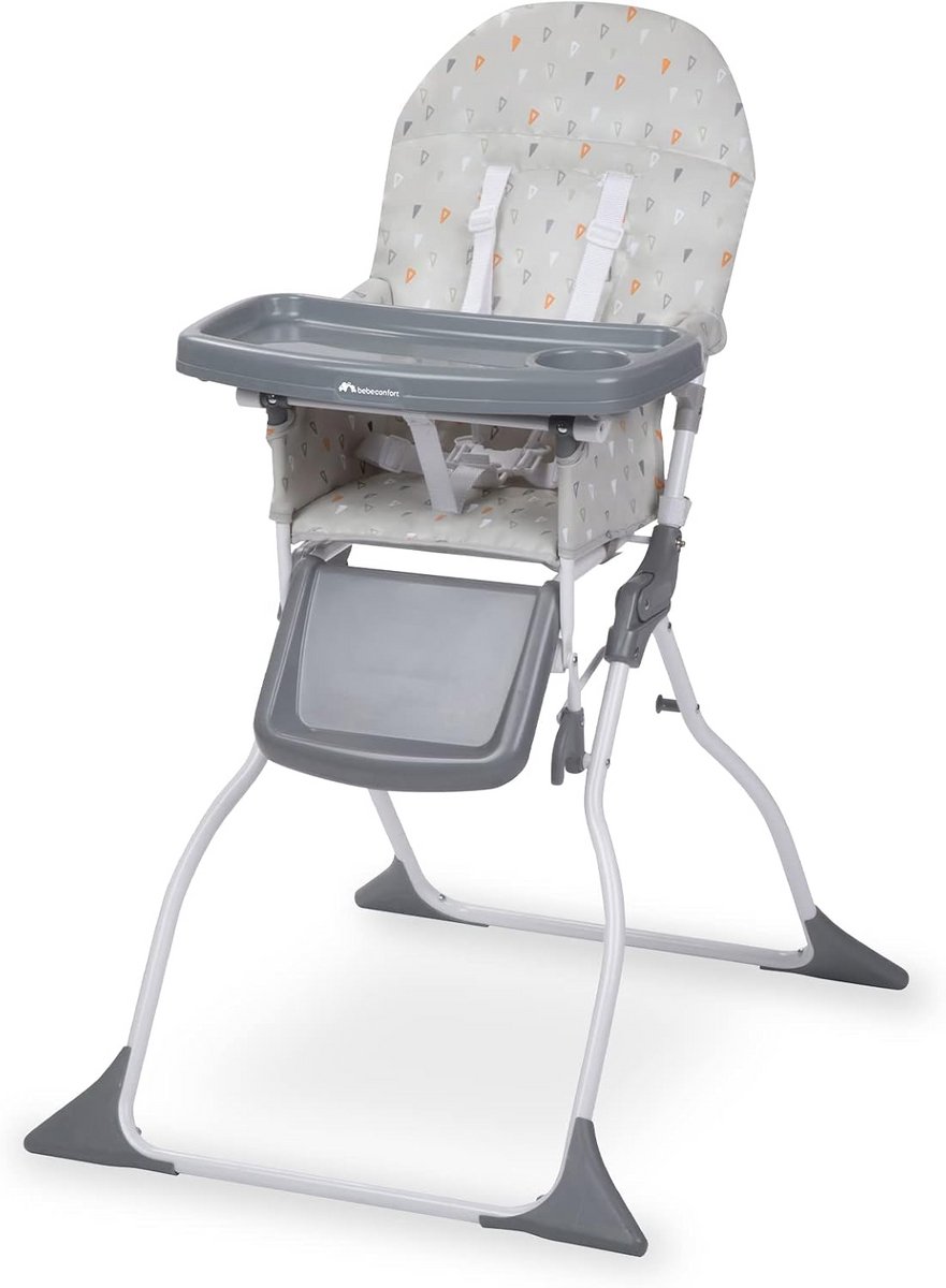 Inklapbare Kinderstoel voor Baby voor Eetmomenten, Compact en Verstelbaar