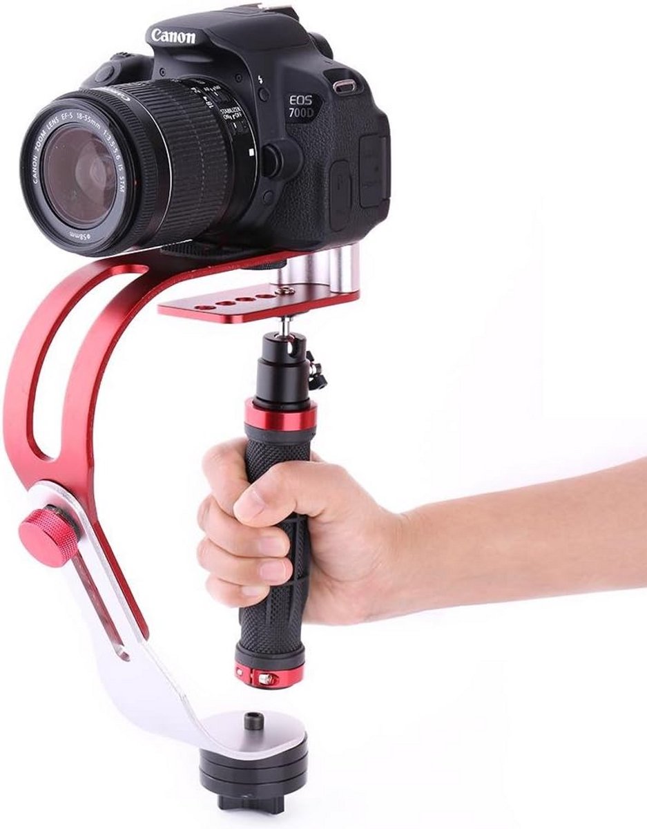 Draagbare Aluminium Gimbal Stabilisator voor DSLR Camera en Camcorder