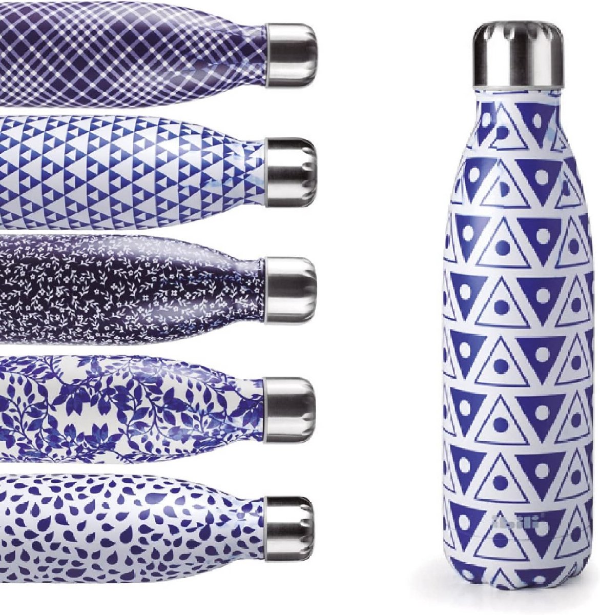 Thermosfles Blauw 500 ml - Dubbelwandig RVS Herbruikbaar