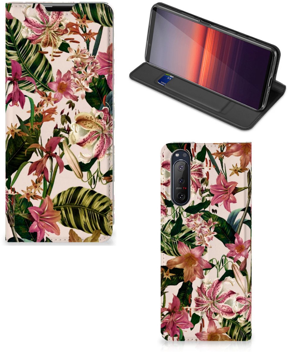 Sony Xperia 5 II Smart Cover Flowers