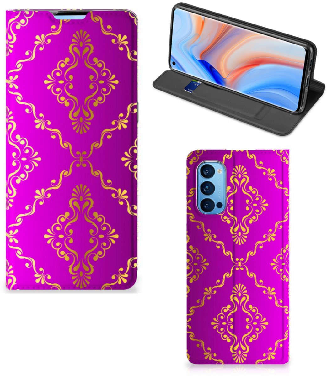 Telefoon Hoesje OPPO Reno4 Pro 5G Barok Roze