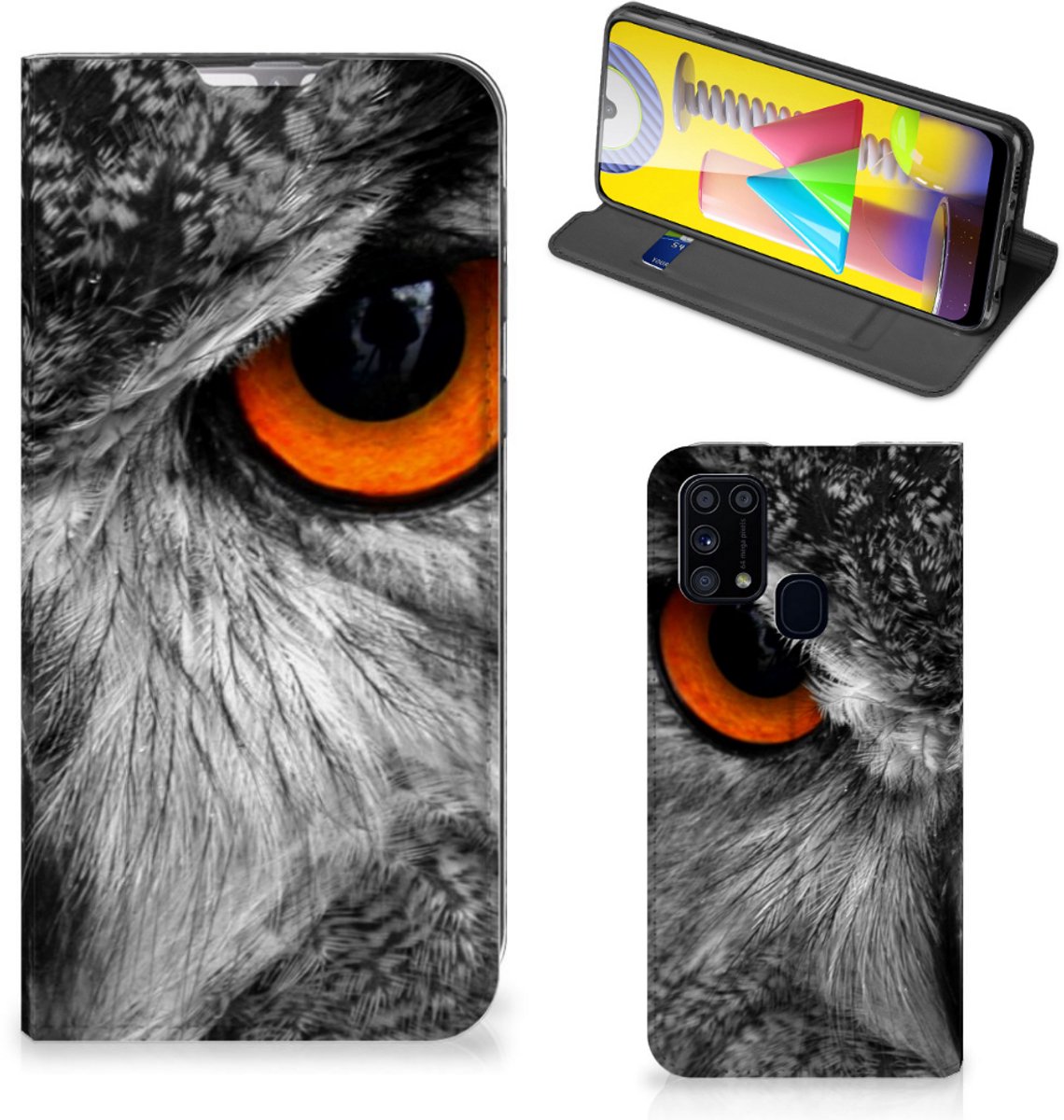 Samsung Galaxy M31 Hoesje maken Uil