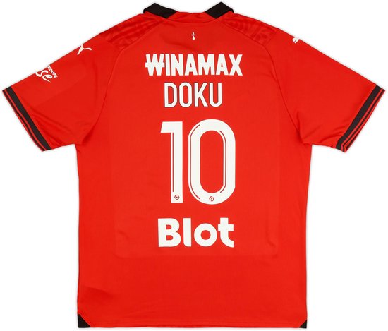 Puma T-Shirt Manche Courte Stade Rennais 22/23 Domicile Oranje L