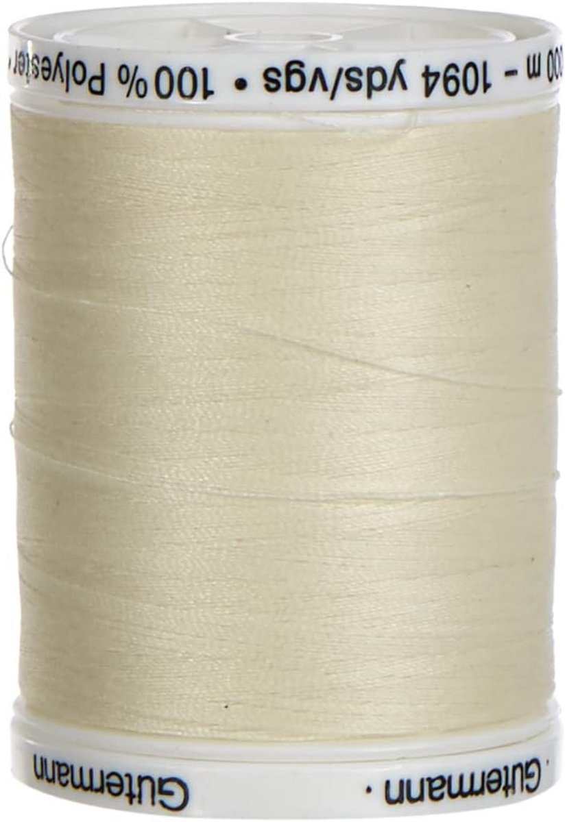 Polyester naaigaren 1000m - ivoor
