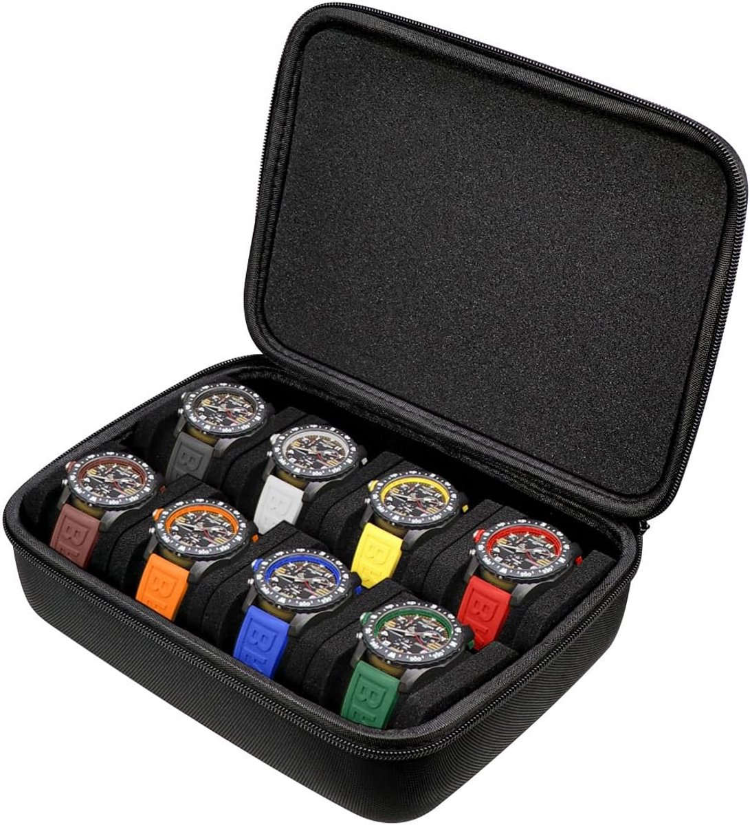 Luxe Horlogedoos voor 3 Horloges - Organizer met Zachte Kussens voor Heren en Dames