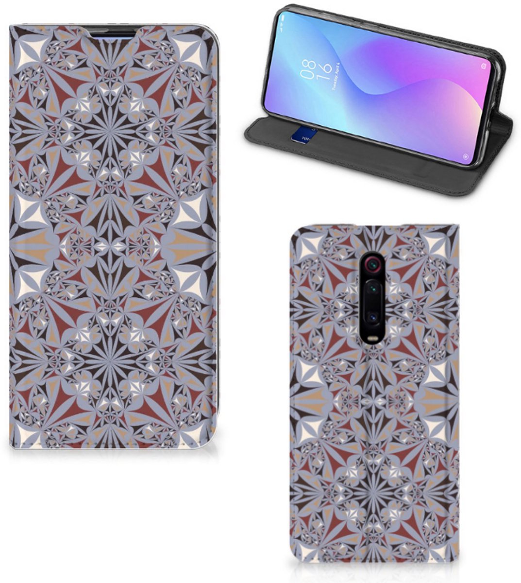 Xiaomi Redmi K20 Pro Standcase Flower Tiles