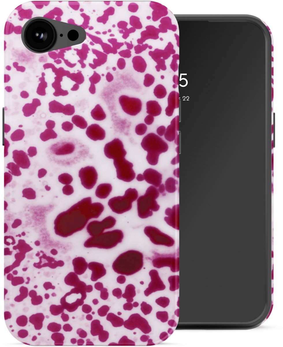 Selencia Hoesje - Geschikt voor Apple iPhone 17e / 16e - Backcover - Cosmic Orchid