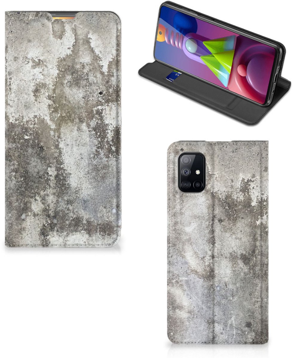 Samsung Galaxy M51 Standcase Beton Print