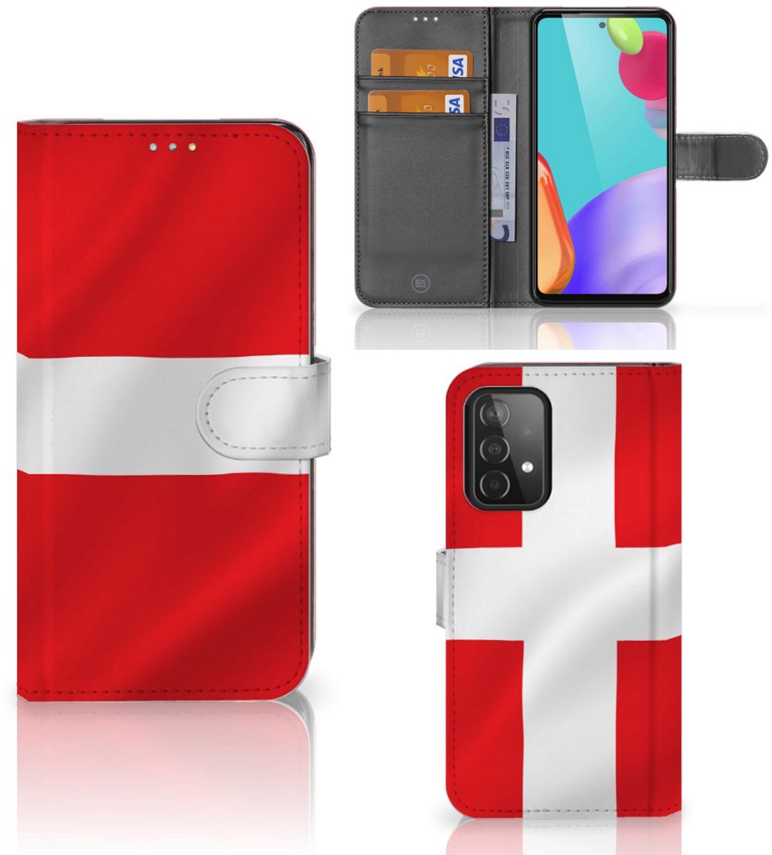 Samsung Galaxy A52 Bookstyle Case Denemarken