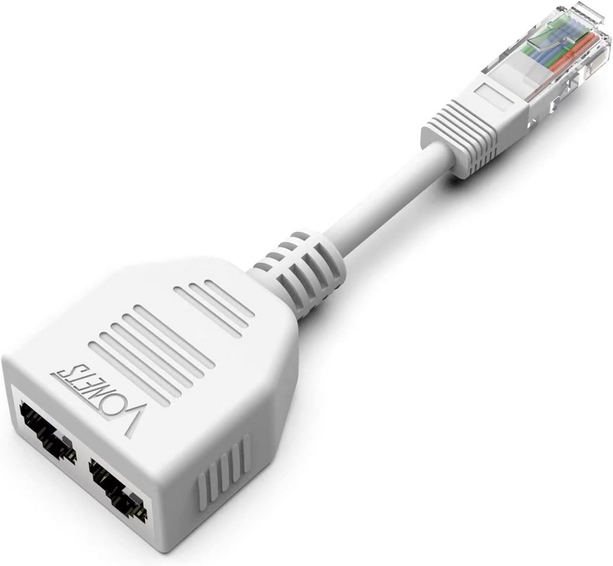 Ethernet Splitter RJ45 1 Naar 2 Aansluitingen LAN Cat5 Kabelsplitter