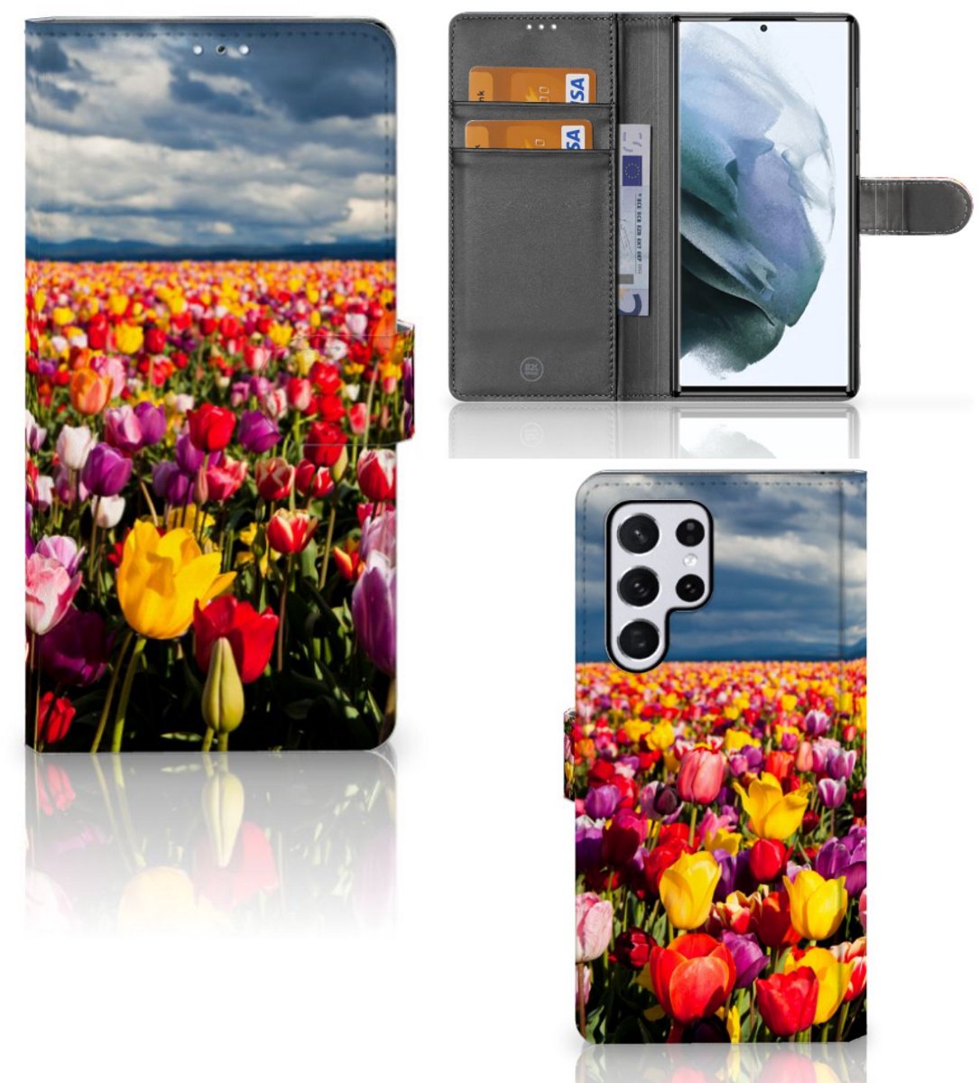 Samsung Galaxy S22 Ultra Hoesje Tulpen
