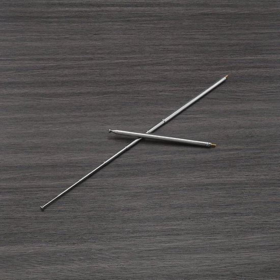 Telescopische Antenne 2-Pack M3 - 7 Secties voor AM FM Radio, TV, RC Auto, Vliegtuig en Afstandsbediening - Uittrekbare Lengte 730mm van Digicharge — afbeelding 2