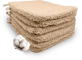 Set de débarbouillettes Miss Towels de qualité hôtelière - Couleur Sable - 5+1 pièces - Débarbouillettes - 100 % coton - 16 x 21 cm - 550 g/ m2