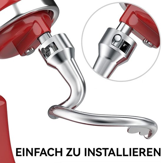 Deeghaak Geschikt voor KitchenAid staande mixers met kantelmechanisme van 4,5 tot 5 liter, vaatwasmachinebestendig. van Merkloos — afbeelding 2
