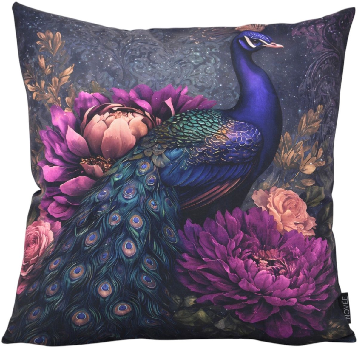 Peacock Bloom Kussenhoes | 45 x 45 cm | Katoen/Polyester