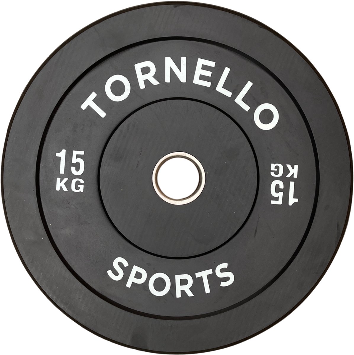 tornello sports halterschijf 15 kg bumper plate rubber 50mm