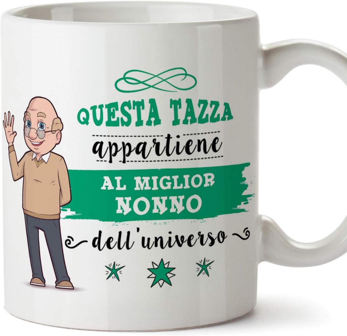 Grote multifunctionele mok voor opa