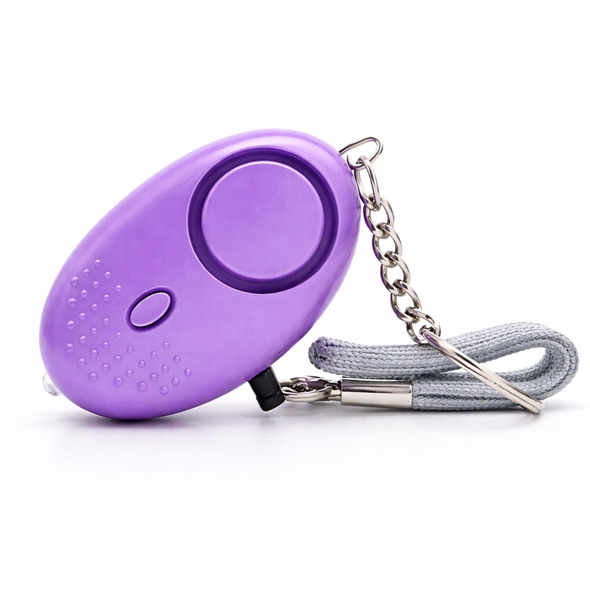 Veiligheidsalarm - zelfverdediging- 130DB- sleutelhanger- Paars