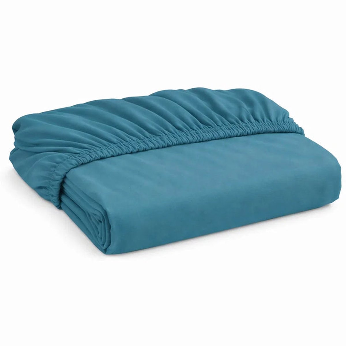 Baby Hoeslaken - Blauw - Katoen - Elastiek Rondom - Ledikant - 60x120 cm