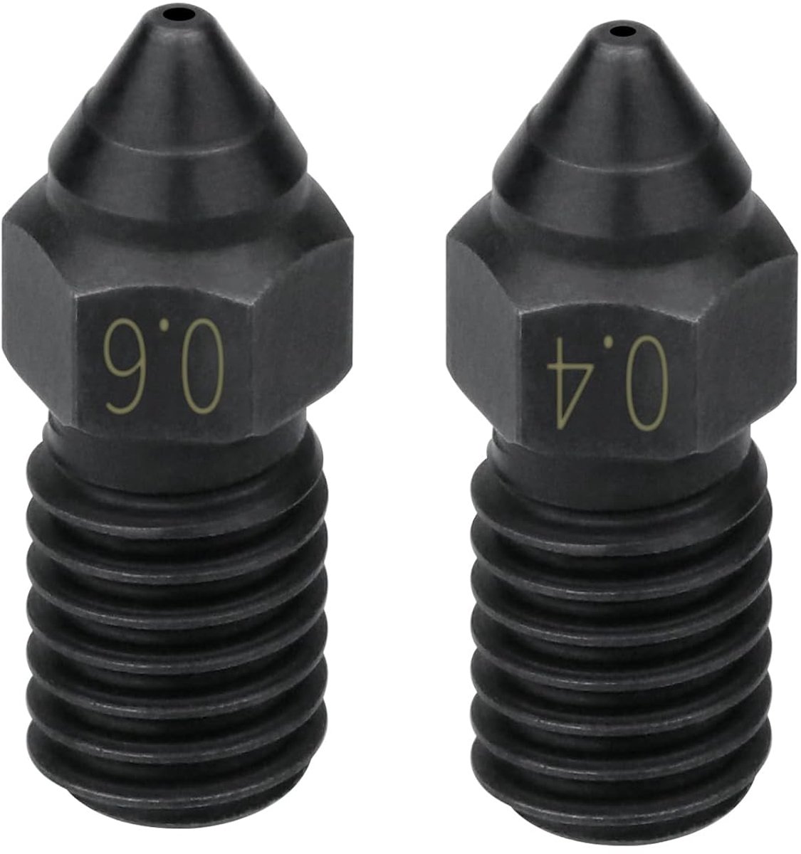 2 stuks geharde stalen sproeiers voor hoge temperatuur 3D-printeraccessoires