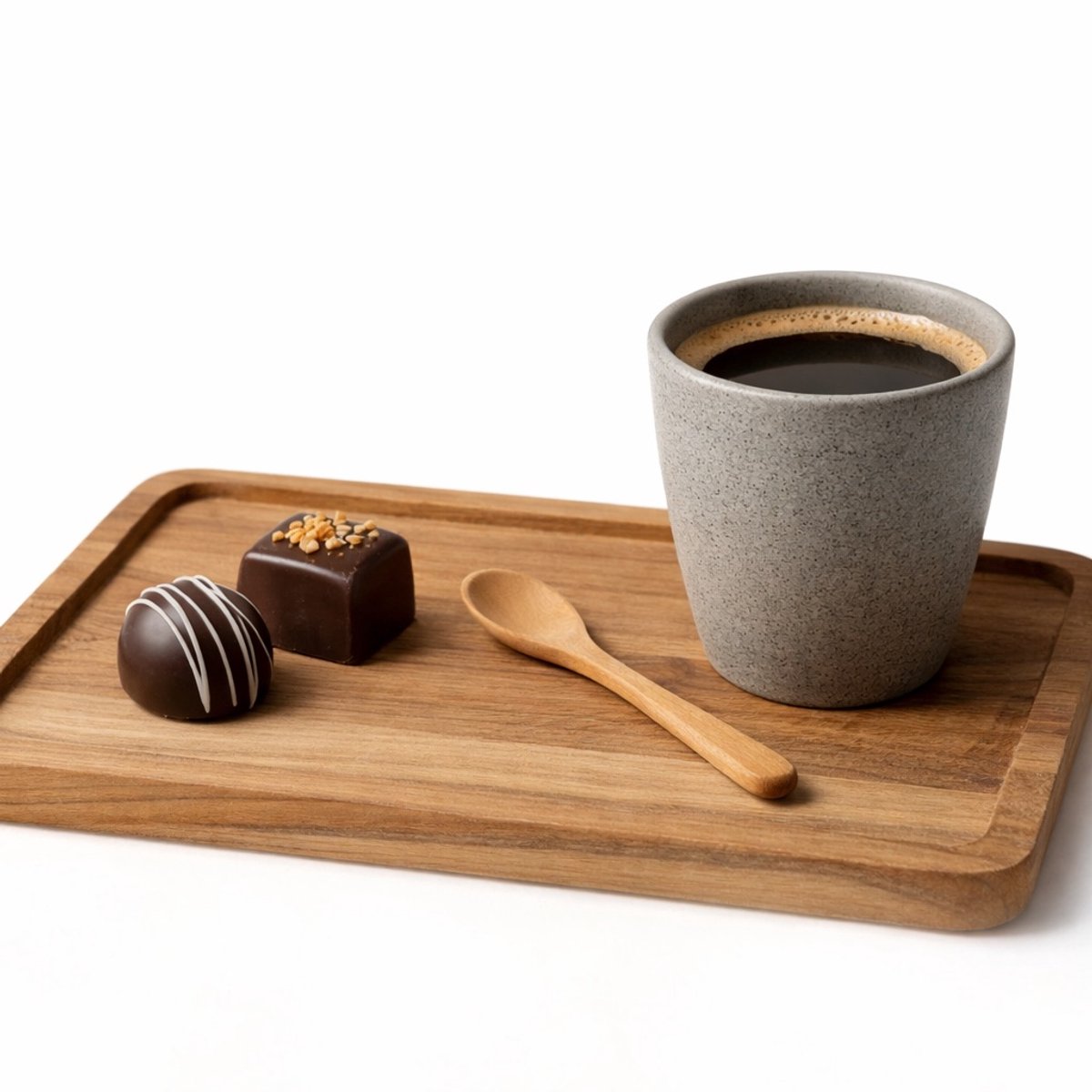 WinQ - Schaal Acaciahout 35x15x2cm - presenteerschaal - dienblad hout - schaal voor kaarsen - serveerschaal voor koffie- decoratieve dienbladen