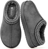 Pantoffels Dames - Sloffen - Maat 40/41 - Grijs - Anti-slip - Comfeet