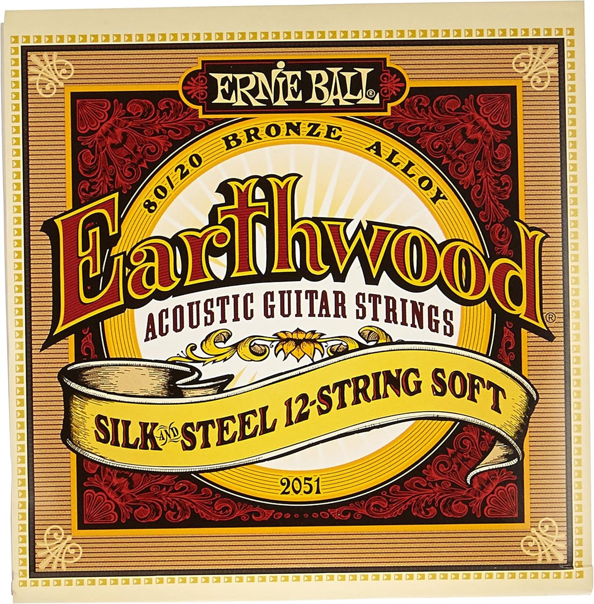 Silk and Steel 12-String Acoustic Guitar Strings - 80/20 Bronze - 9-46 Gauge