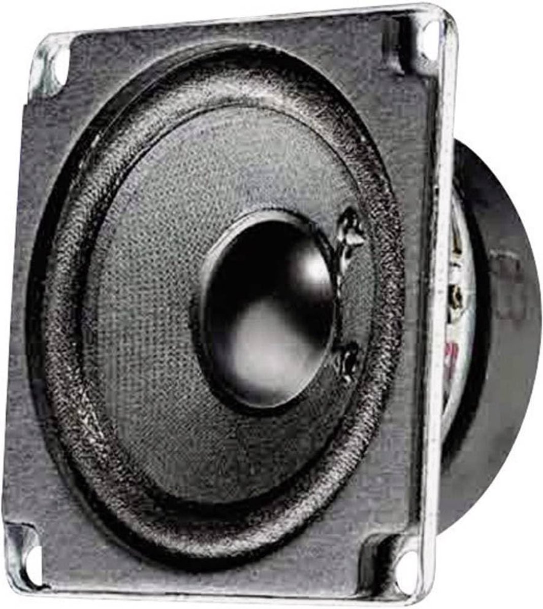 Breedbandspeaker 4W - 150-20000Hz (Zwart, Bekabeld)
