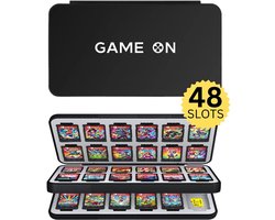 Xainy – Card case XXL zwart geschikt voor Nintendo Switch & Switch 2 games | Switch-games opberghoes accessoires | Spellen game hoes houder | Opberg travel box / opbergbox voor OLED / Lite consoles | Beschermhoes 48 card slots
