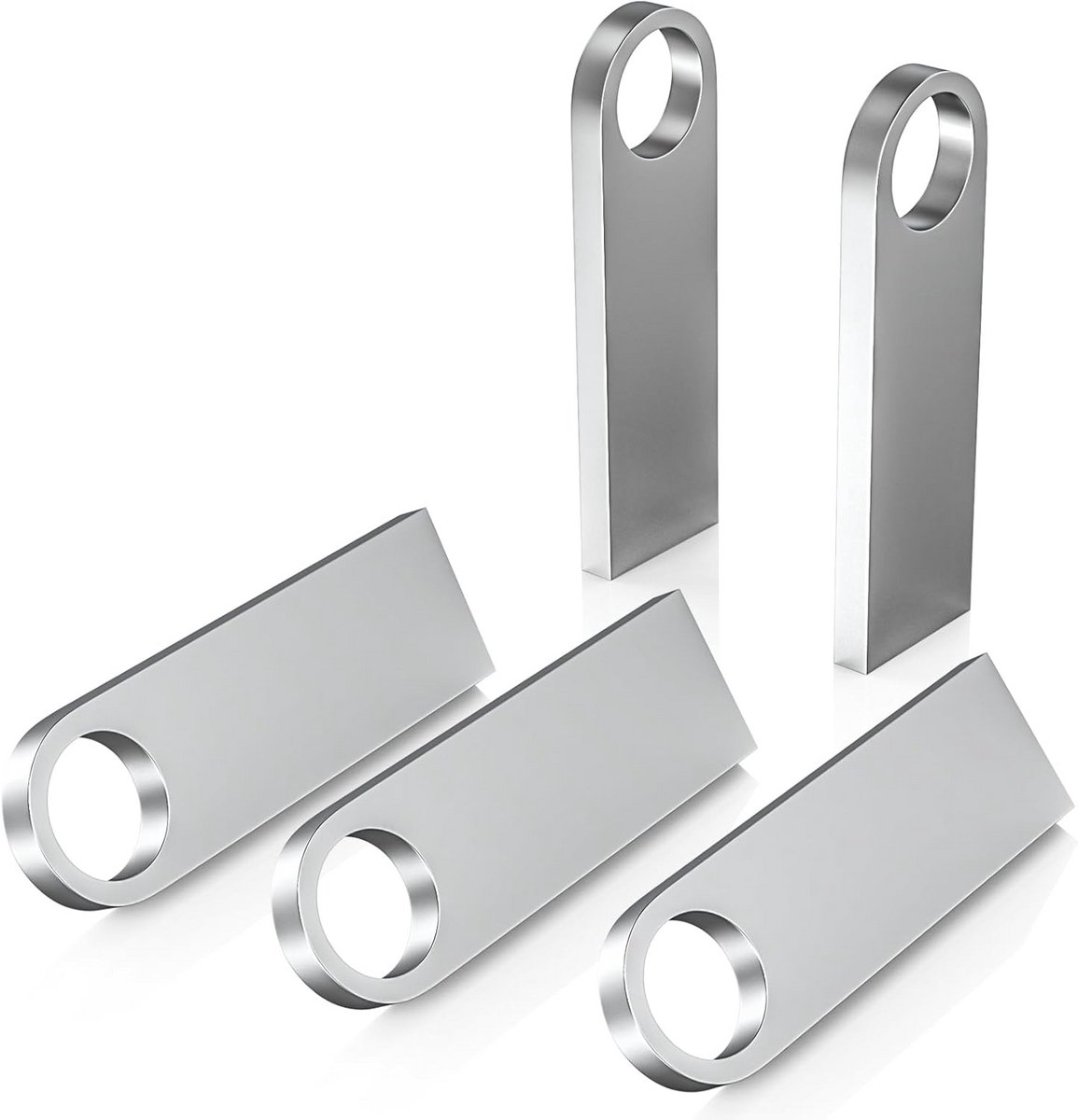 USB Stick 8GB Metaal - Hoge Snelheid Datastick - 5 Stuks