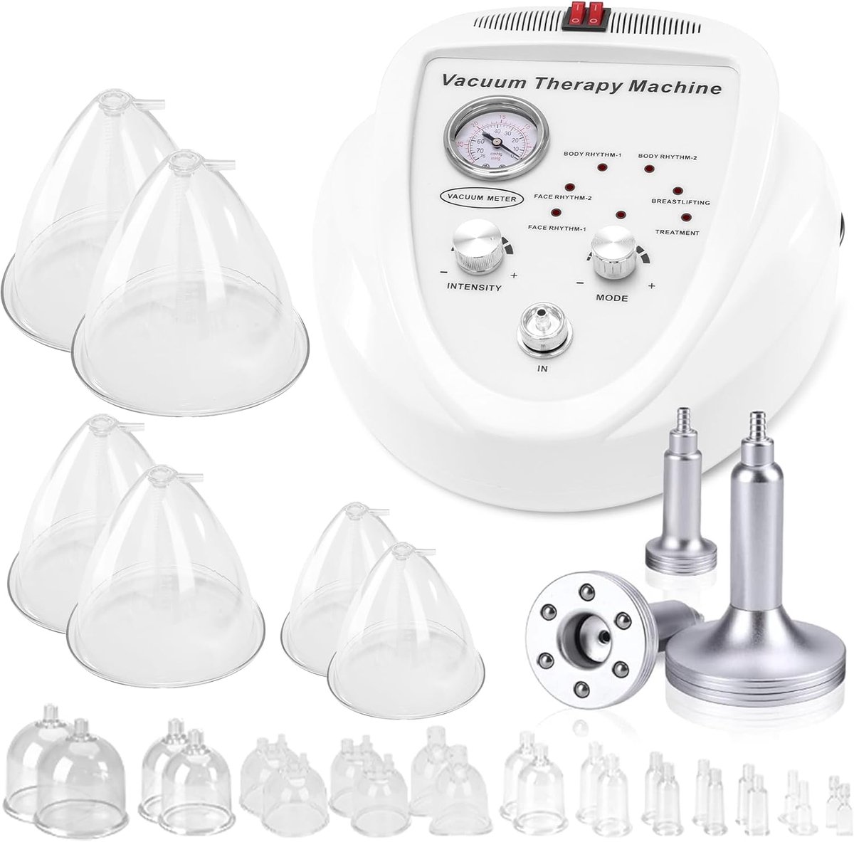 3-in-1 Vacuüm Massager Set - Professionele Cupping Massage met 30 Cups & 3 Pompen