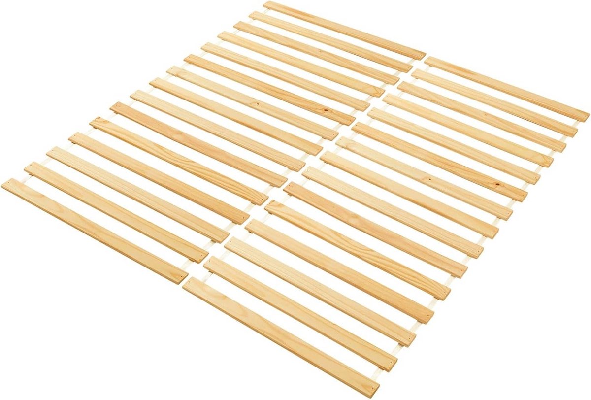 Lattenbodem set van 2 met 15 latten - 90 x 200 cm voor optimaal slaapcomfort