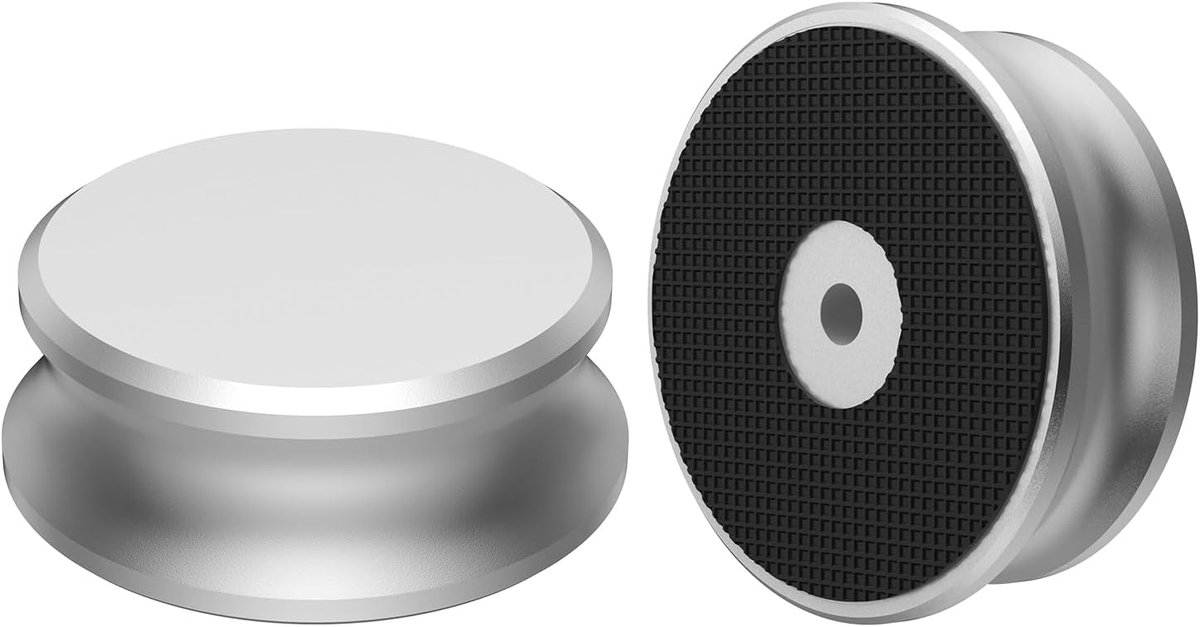 Aluminium Draaitafel Gewicht Stabilisator voor LP Platenspelers - Vinyl Trillingsdemping