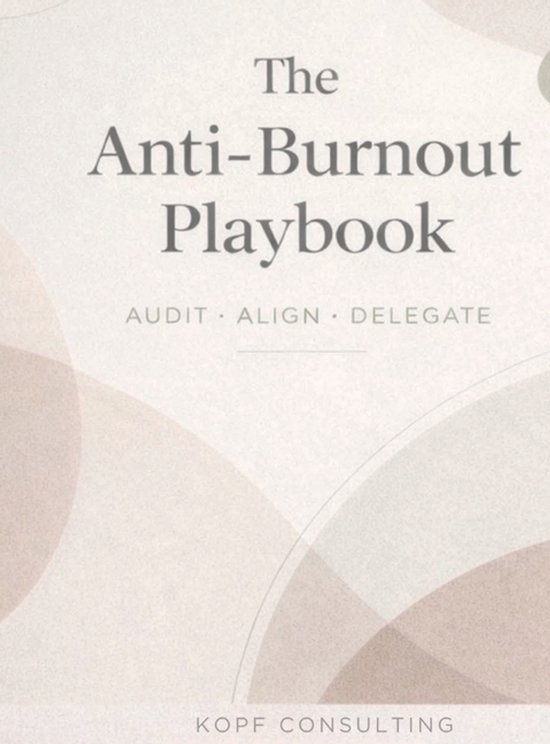 The Anti-Burnout Playbook - cover