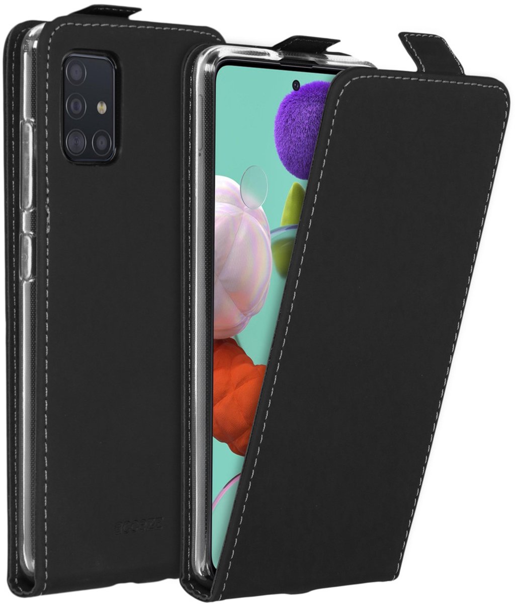 Accezz Hoesje - Geschikt voor Samsung Galaxy A51 - Flipcase - Zwart