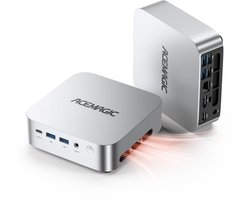 Acemagic Mini PC-АMD Ryzen 3 4300U (beter dan Ν150/max 3,7 GHz/28 W)-W11-Pro-16 GB DDR4 512 GB SSD-Mini Computer met WiFi-Bluetooth-USB3.2 voor Kantoor-Thuisbioscoop-School