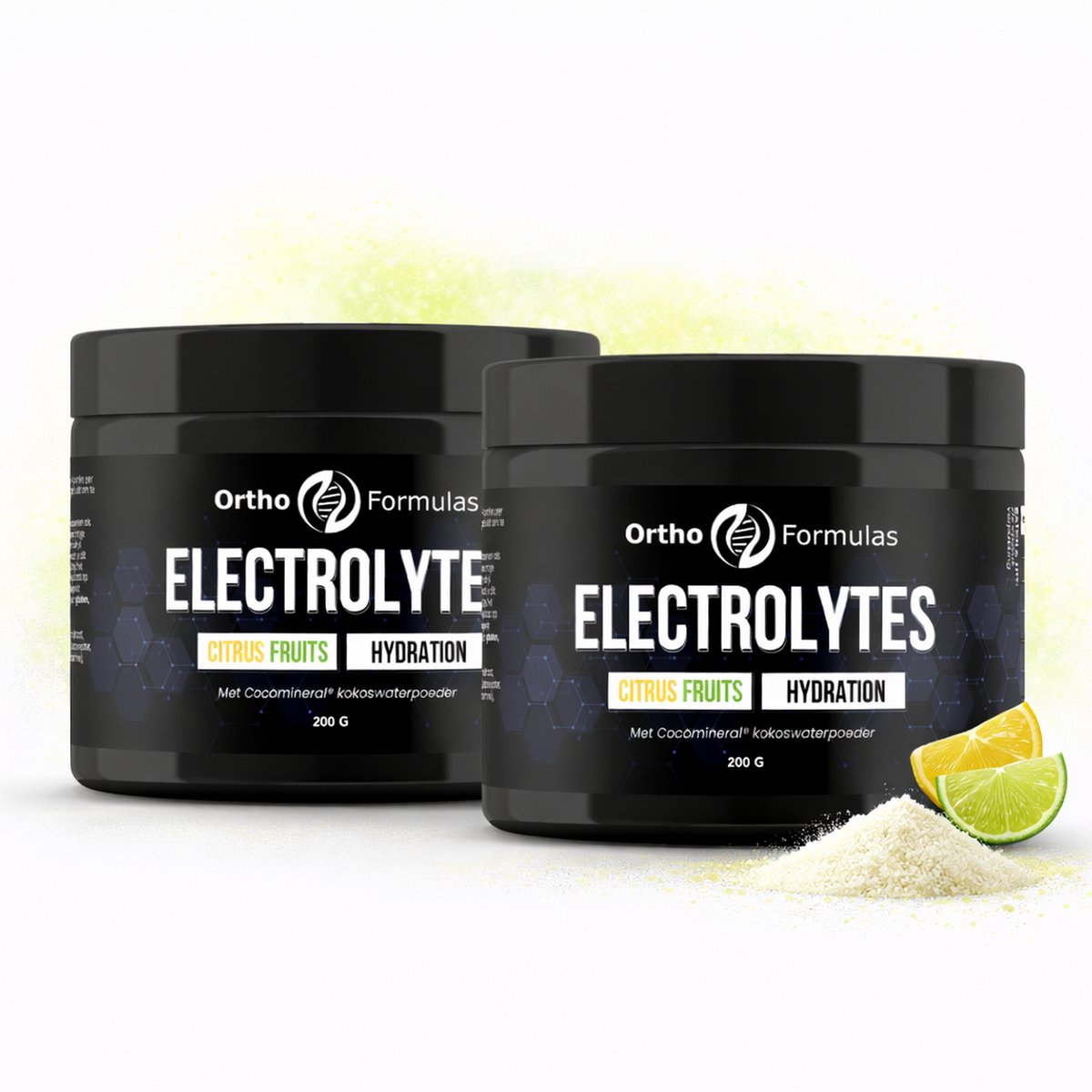 2x Elektrolyten Poeder – 400 gram - 80 doseringen – Geschikt voor Hyrox, Hardlopen & Crossfit - Voordeel Set - Citrus fruits