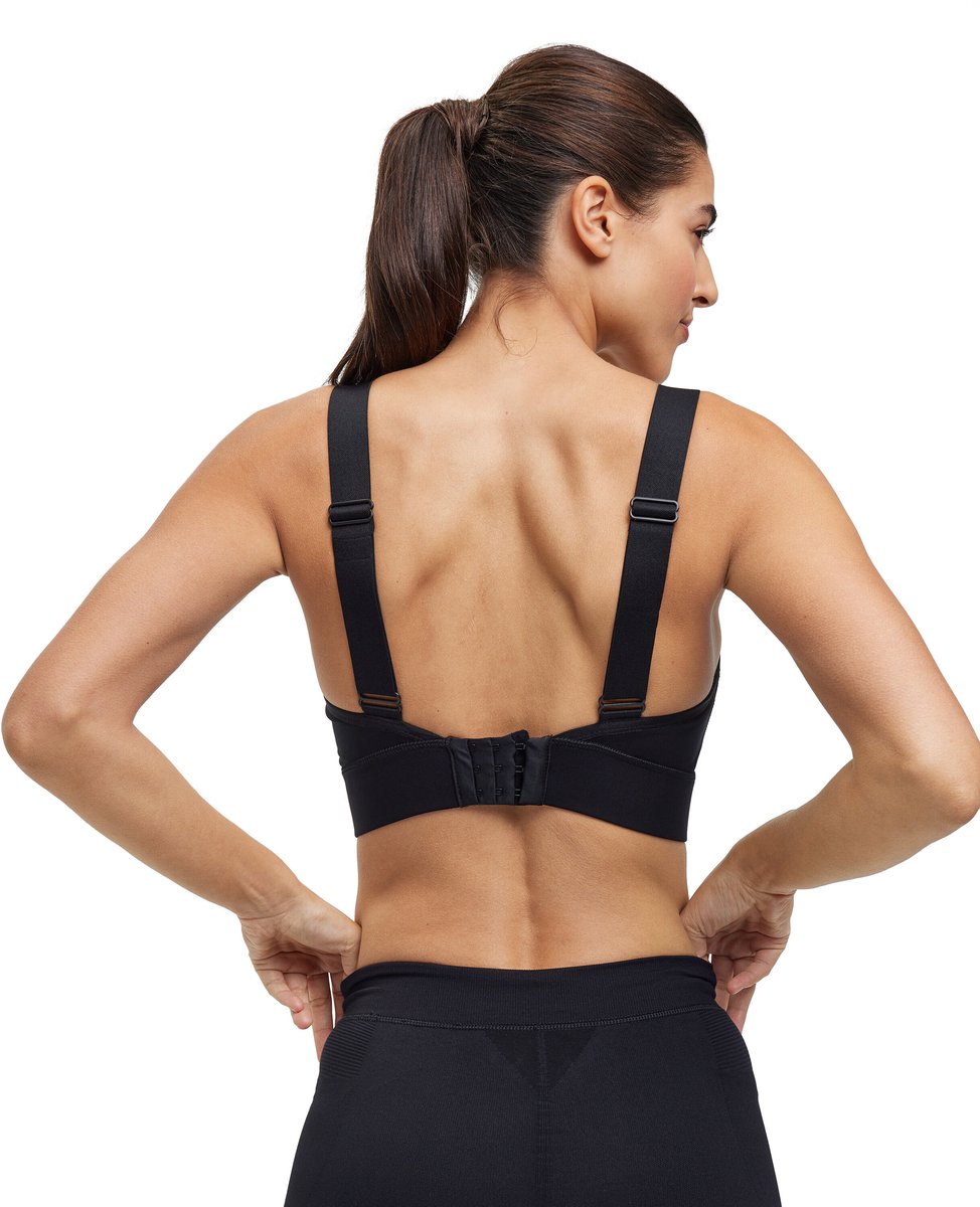 Falke Perform Better Maximum Support voor hoge activiteit functioneel sportbeha dames zwart zwart 3003
