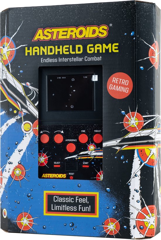 Retro Game Asteroids - retro gaming handheld | bol
