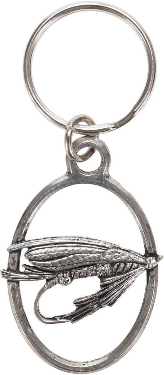 Sleutelhanger Kunstvlieg Vissen – Vliegvissen Keyring Fly Fishing Sleutelhangers Vlieg Forel Vis Vissoorten Dieren