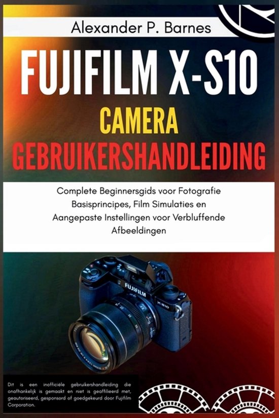Fujifilm X-S10 Camera Gebruikershandleiding - cover