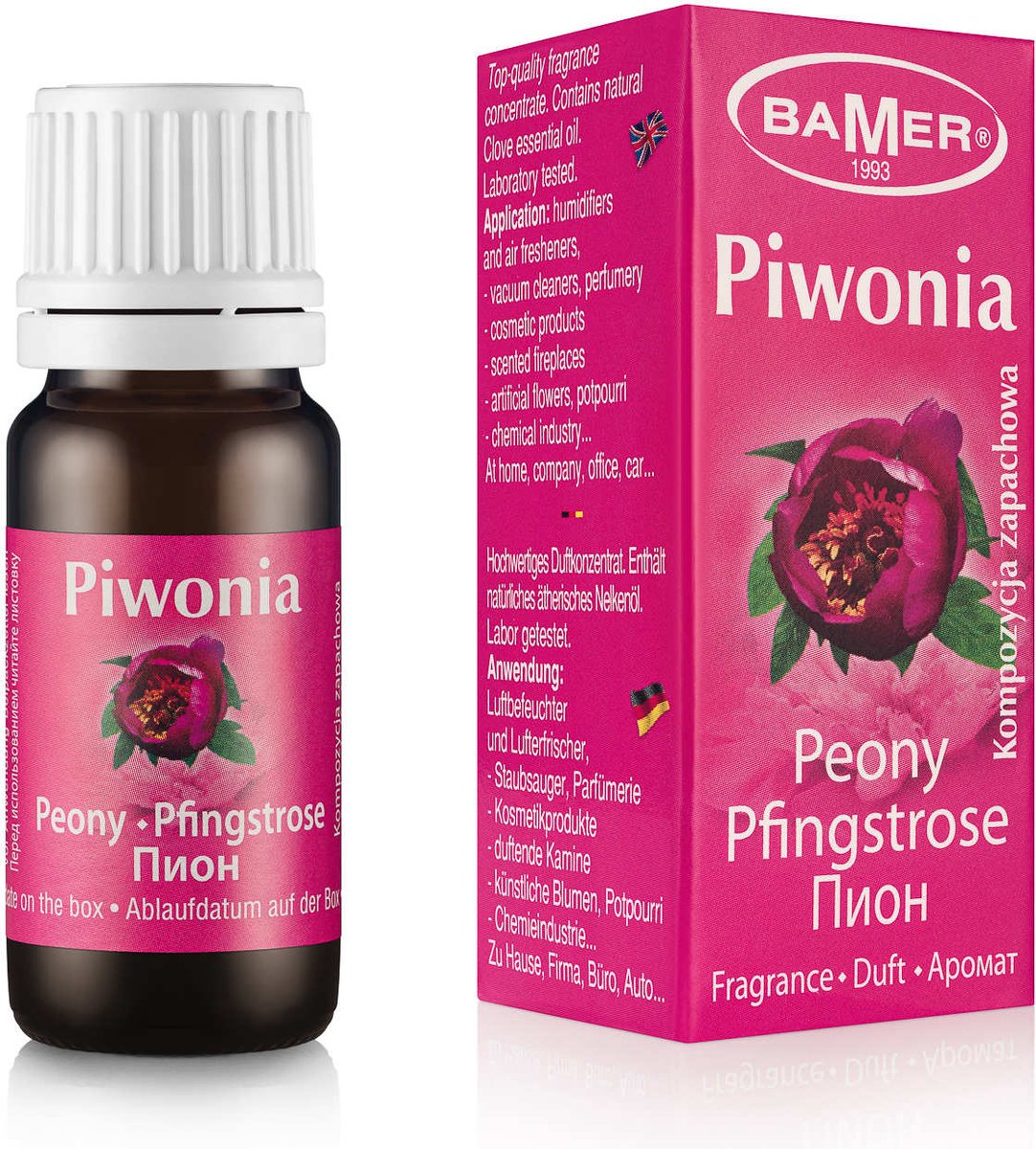 BAMER Piwonia - Geurcompositie - 7 ml