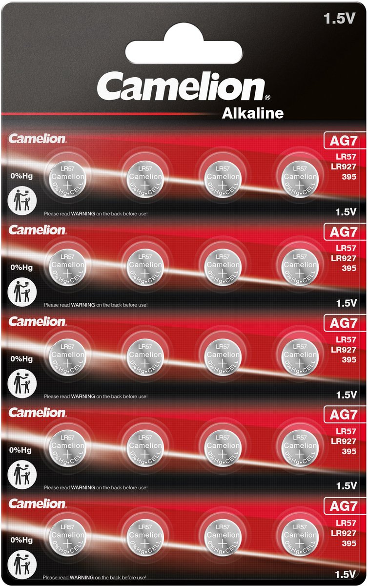 Camelion Alkaline AG7 1,5V blister 20