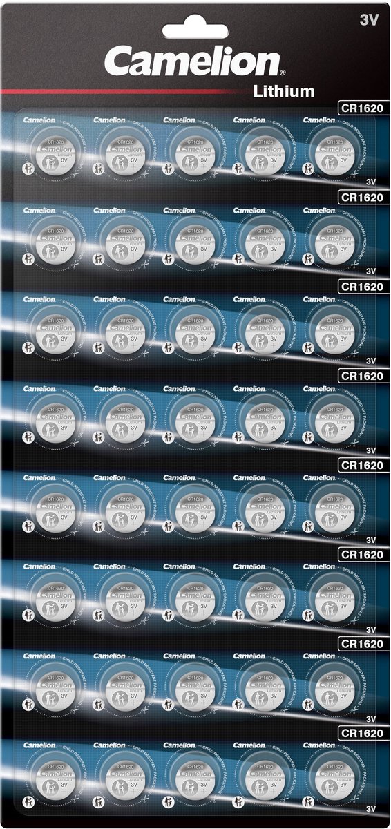 Camelion Lithium CR1620 3V blister 40