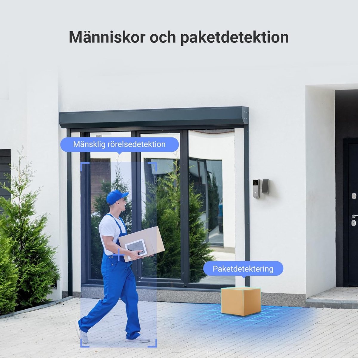 EZVIZ EP3x Pro 2K Videodeurbel met Solar Panel - afbeelding 2