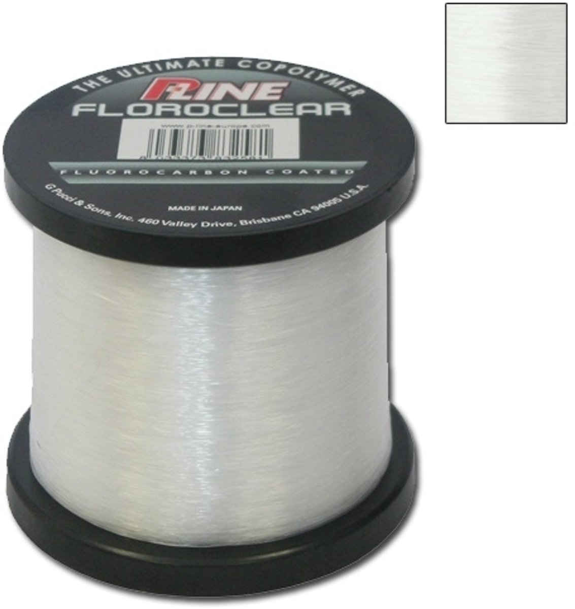 P-Line Lijn Floroclear Clear 0.40mm 1000mtr
