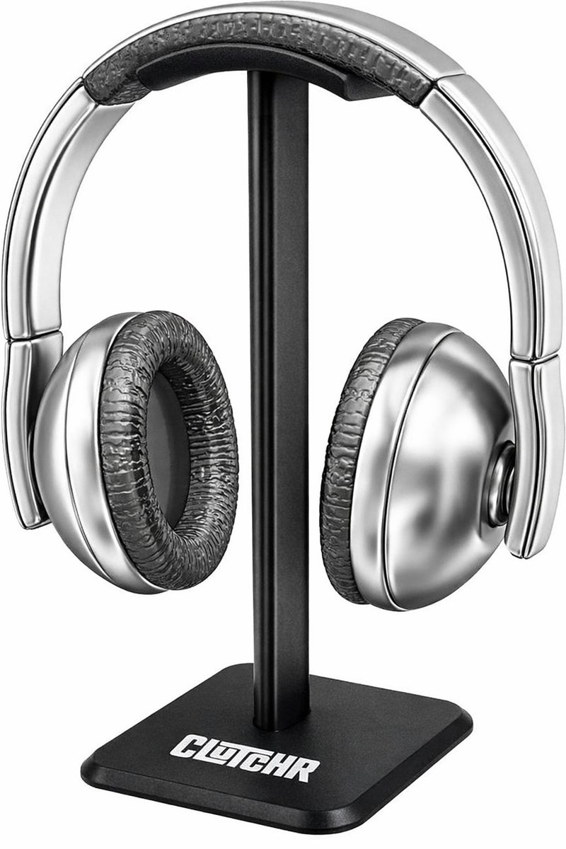 CLUTCHR - Koptelefoon Standaard Universeel - Headset Stand - Hoofdtelefoonhouder - Zwart