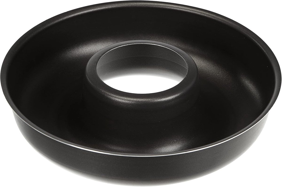 Antiaanbakvorm 24 cm voor perfect gebak - Zwart