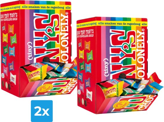 Tony’s Chocolonely Tiny Tony’s Mix Groot (2x 900 gr)