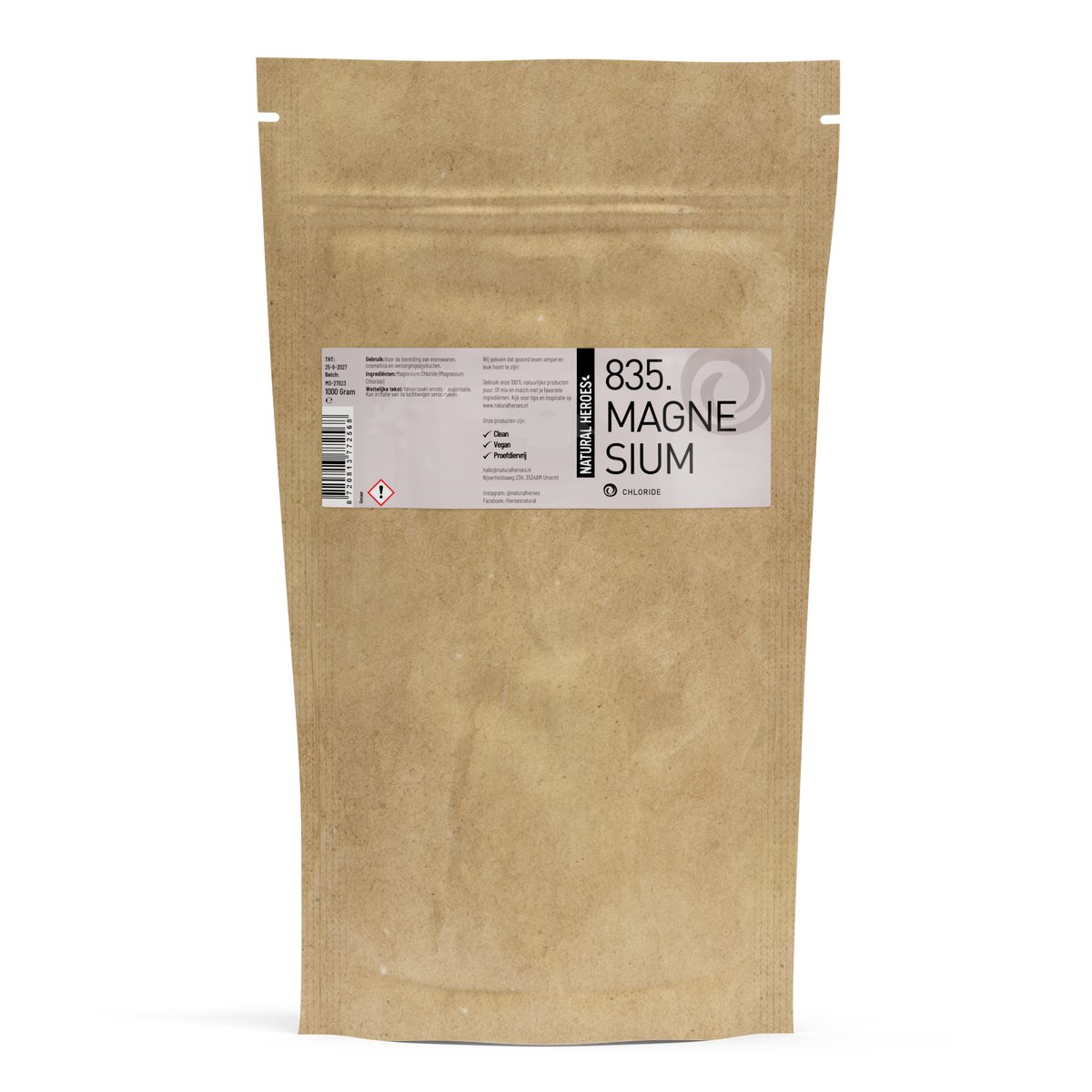 Magnesium chloride (food grade) - Natural Heroes